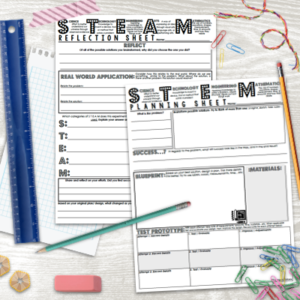 STEAM/ STEM Reflection Sheet English and Spanish
