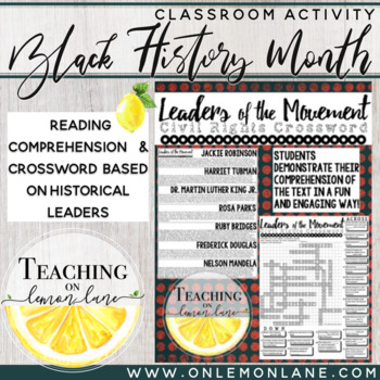 Civil Rights Movement Lesson Plans for Black History Month