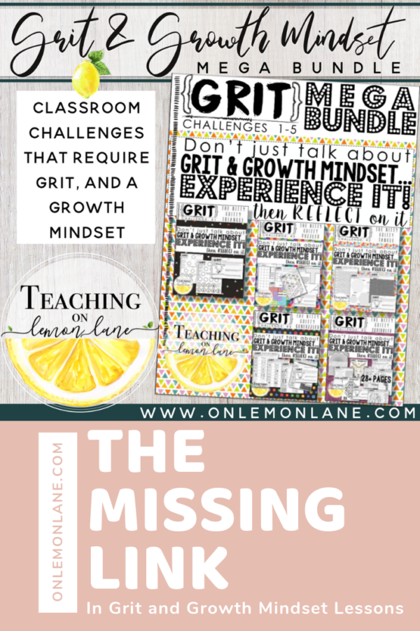 The Missing Link When Teaching GRIT & Growth Mindset In The Classroom