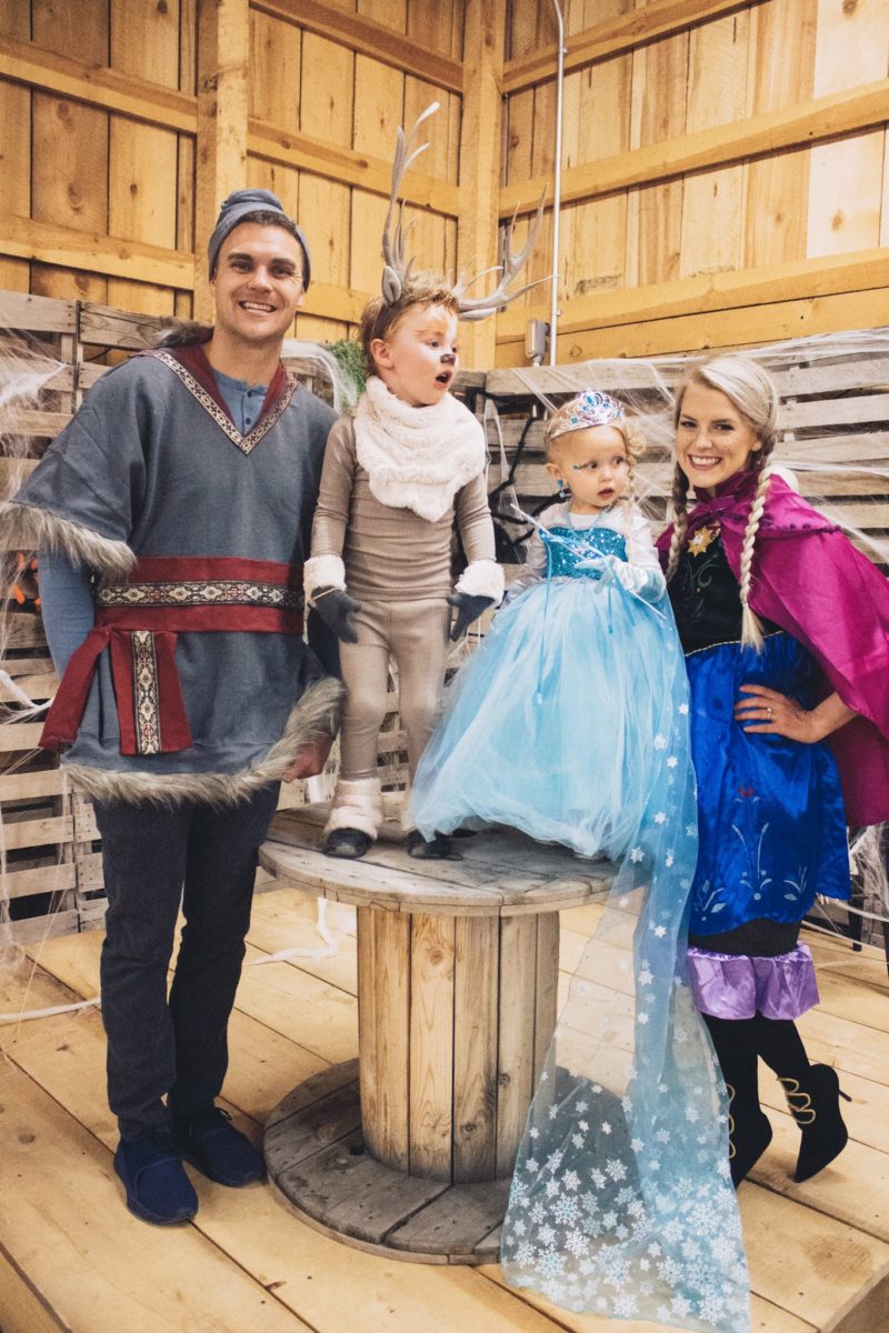 DIY ish Family Frozen Halloween Costume