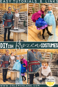 Frozen family shop halloween costumes