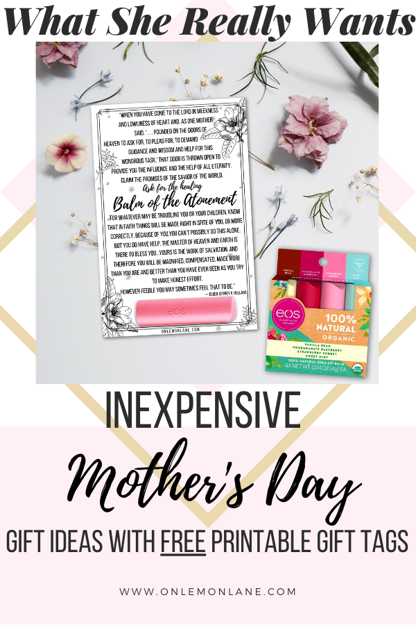 Why I Give My Kids Gifts On Mother's Day (Free Mother's Day Gift Tag) 