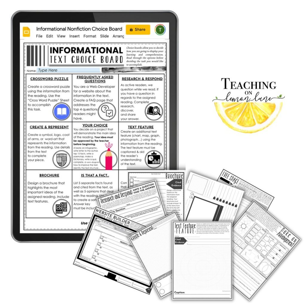 Fun Informational Text Activities Effective & Fun Ideas for Teaching Informational Text | Non-Fiction