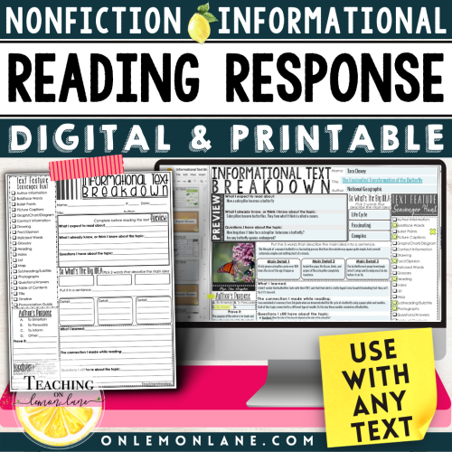 Fun Ideas for Teaching Nonfiction Text Features, Texts, Structures ...