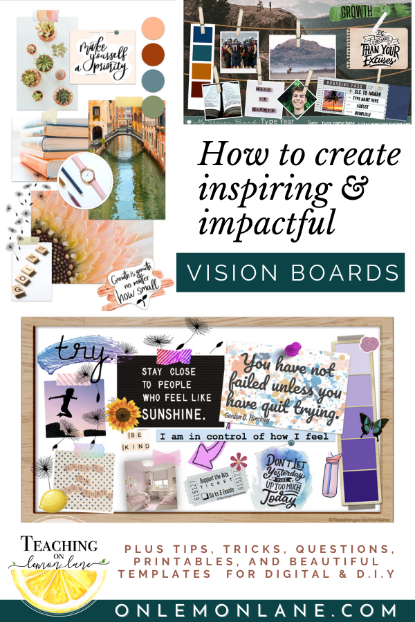 15 Inspiring 2021 Vision Board Ideas - Free Printables for Your