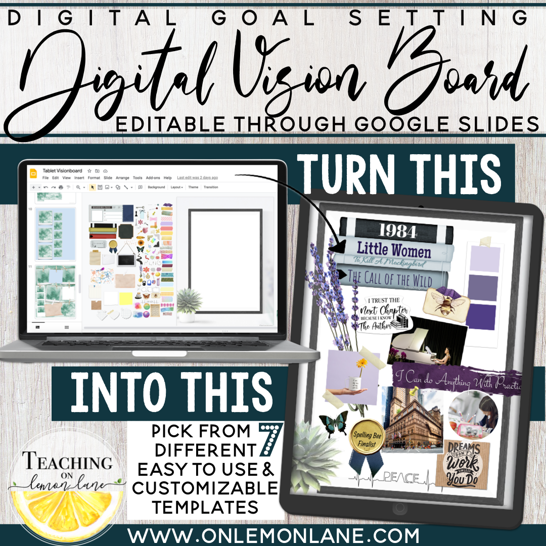 The Ultimate Vision Board Bundle Digital Bundle Printable Kit